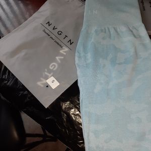 COPY - Icy blue camo leggings